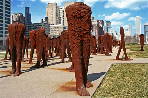 Public Art In Chicago Agora By Magdalena Abakanowicz Magdalena