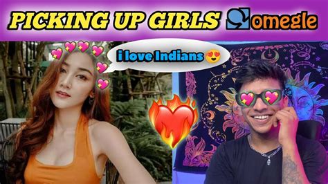 Picking Up Girls On Omegle Using Best Pickup Lines 😍 Funniest Omegle Ever Youtube