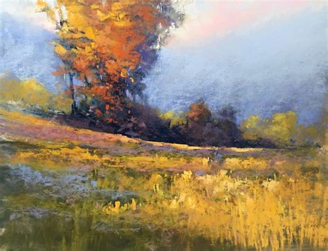 Painting Autumn Pastel Landscape Landscape Paintings Landscape Art