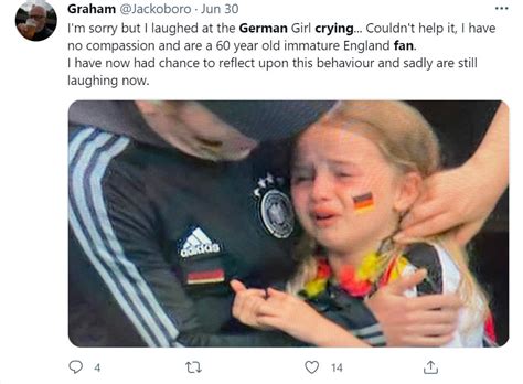 Crying German Girl Man S Fundraiser For Crying German Supporter In