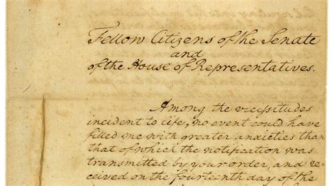 George Washingtons First Inaugural Speech 1789 And Resource