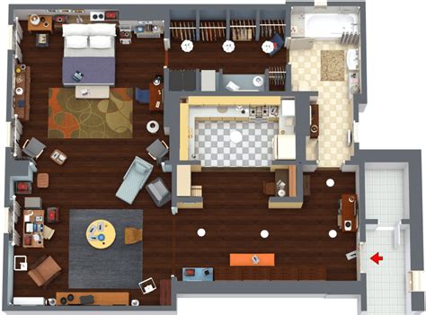 Sex And The City Apartment Floor Plan Roomsketcher