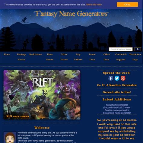 Fantasy Name Generator