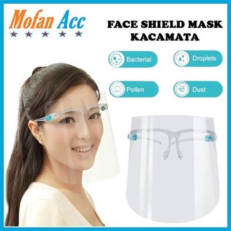 Jual Face Shield Kacamata Nagita Pelindung Wajah Mika Transparan Full