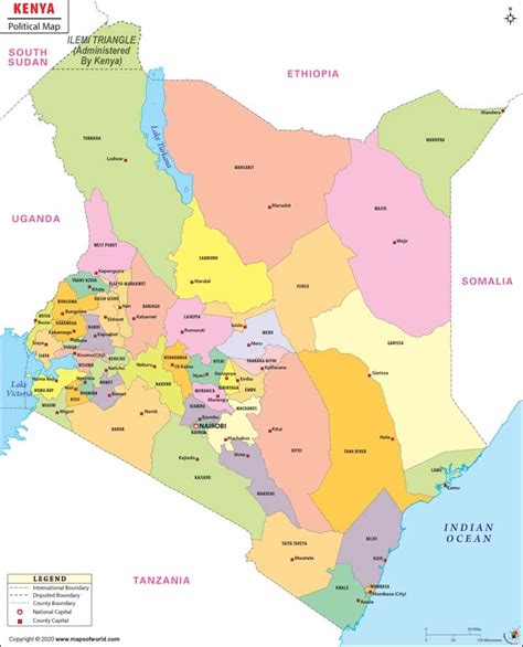 Kenya Africa Map