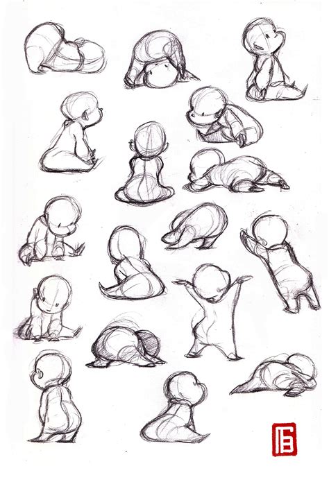 Gesture Drawing Baby Sjinchoi1234 Drawing