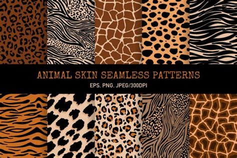 2 Safari Animal Patterns Designs And Graphics