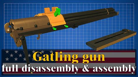 Gatling Gun Full Disassembly And Assembly Youtube