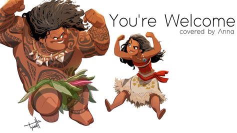 Meaning of you're welcome in english. You're Welcome (Moana) 【Anna】female version - YouTube