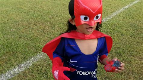 Pj Mask Costume Ecahcupi Feeling Supergirl Youtube