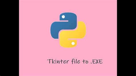 Python Tkinter To Exe Gaming Logos Type File Logo