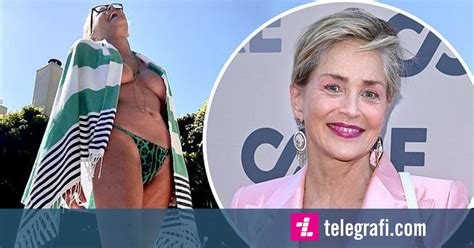 Sharon Stone Defies The Years At The Age Of 62 Poses Topless For Her
