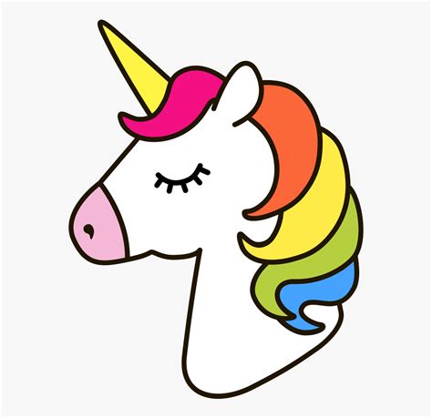 Easy Simple Unicorn Drawing Transparent Cartoon Free Cliparts