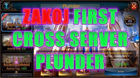 Legacy Of Discord Zakoj Cross Server Plunder Full Gameplay 1 Youtube