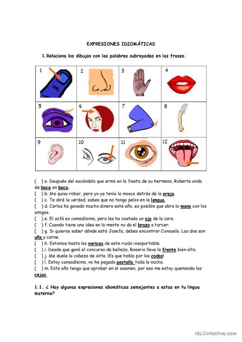 Expresiones Idiomaticas En Español