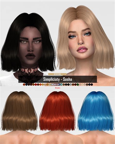 Blondesims Simpliciaty Sasha Retexture Sims 4 Sims 4 Mods Sims Images