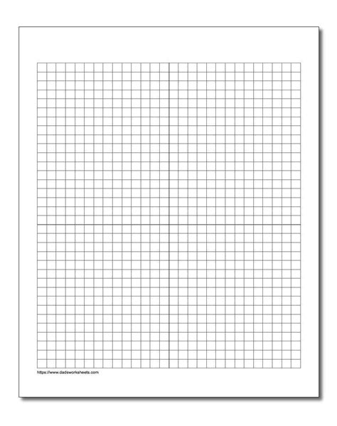 Math Worksheet Graph Paper
