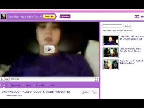 Justin Beiber Scam DaMontGomerySistas Aka Emilygrace1111 Fake YouTube