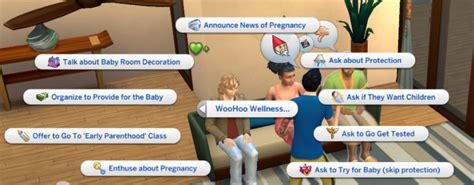 Woohoo Wellness And Pregnancy Overhaul Module 1 Lumpinous Sims 4 Mods