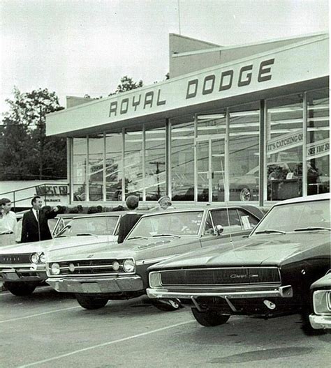 Dodge Dealership 1968 • Left To Right Dodge Coronet Dodge Dart And