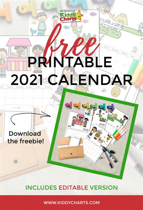 Browse our collection of free printable calendars and calendar templates. Free printable 2021 calendar: includes editable version