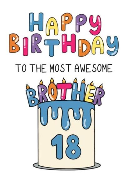 Happy 18th Birthday To The Most Awesome Brother Thortful