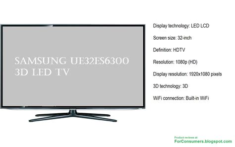 Samsung Ue32es6300 3d Led Tv Specs And Review