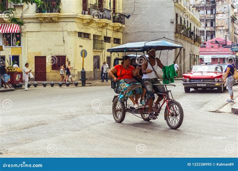 Bicycle Taxi In Havana Editorial Image Image Of American 122238995