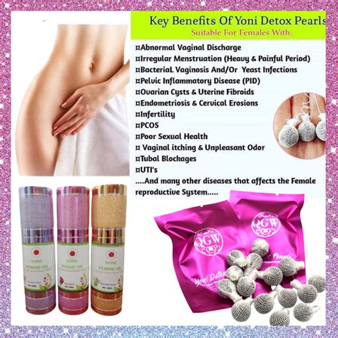 Bundle Yoni Detox Pearl Yoni Oil For Women Life Clean Point Chinese