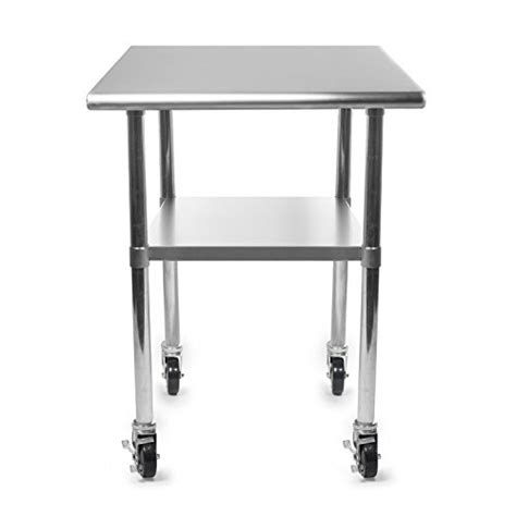 Thanks to the sealed bases, you can store nearly any product that you have in your work table cabinets. Gridmann NSF Stainless Steel Commercial Kitchen Prep ...
