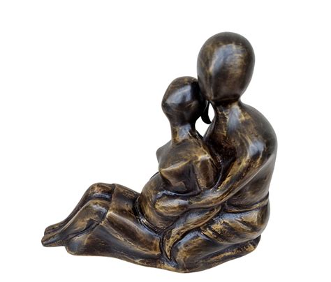 Bronze Sculpture Of A Pregnant Couple Pregnant Woman Maternity T Pregnancy Art