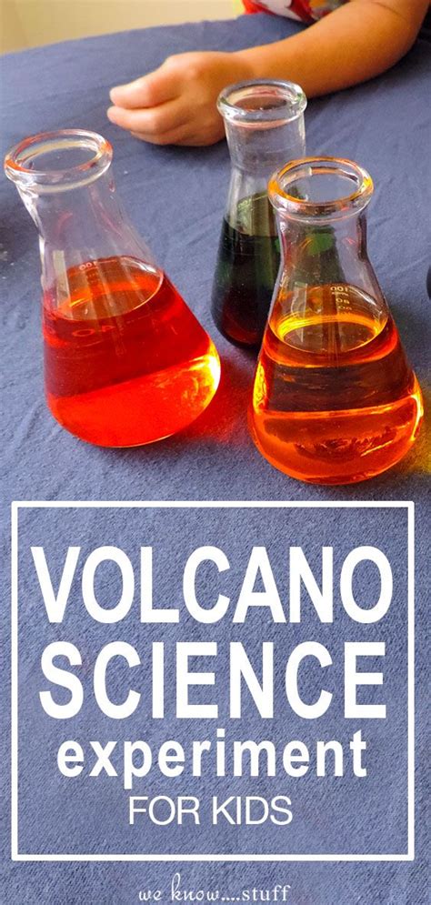 Volcano Science Experiment For Kids Volcano Science Experiment