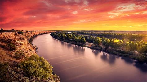 A Stunning Sunset On The River Murray South Australia Windows Spotlight Images