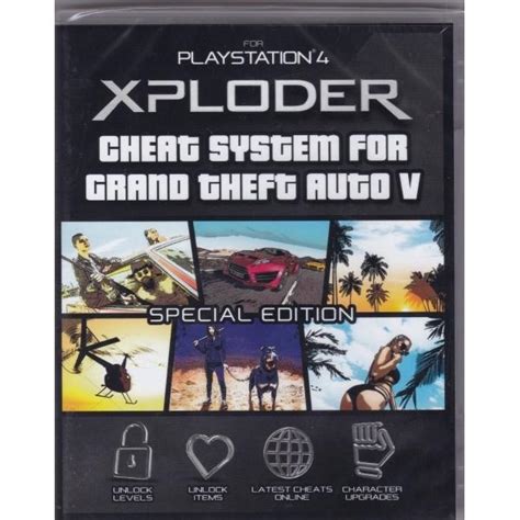 Xploder Cheat System For Grand Theft Auto V Special Edition Playsta