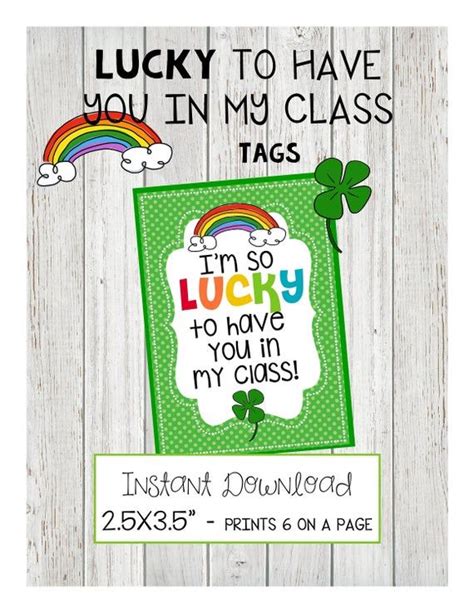 Im So Lucky To Have You In My Class St Patricks Day Etsy In 2021
