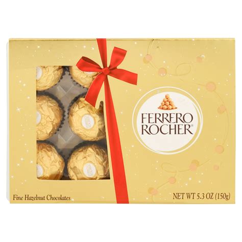 Save On Ferrero Rocher Christmas Hazelnut Chocolate Candy T Box 12