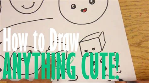 How To Draw Anything Cute Youtube