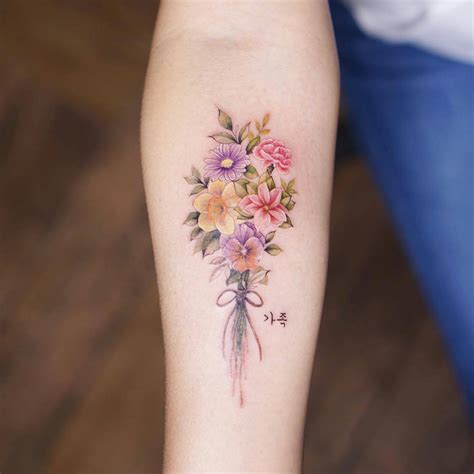 Gentle Flowers Tattoo By Silo