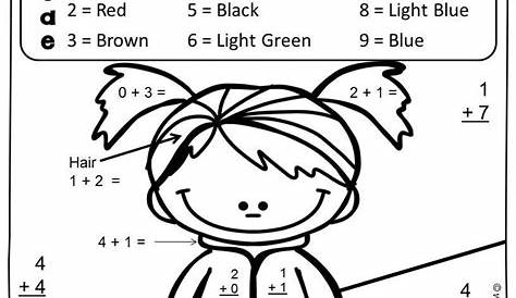 1St Grade Math Coloring Sheets