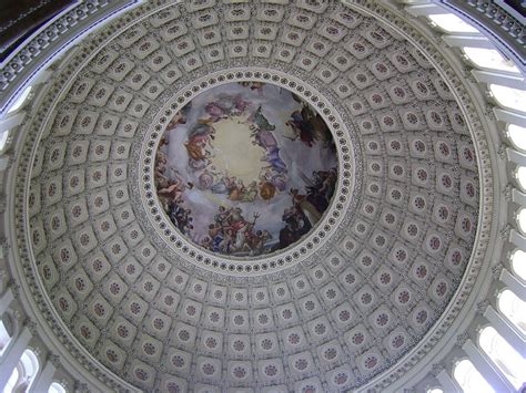 Painting On Ceiling Of Capitol Rotunda Shelly Lighting