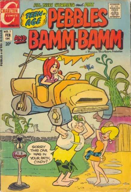 pebbles and bamm bamm charlton comics issue № 1 the flintstones fandom