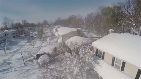 Drone Footage Of Buffalo Snow Storm The Washington Post