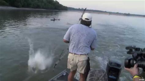 Jumping Silver Carp With John And Joey Youtube