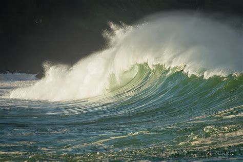 Oahu Hawaii Waimea Bay North Shore Waves Surfing Seascape