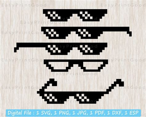 8 Bit Printable Glasses Free Printable Templates