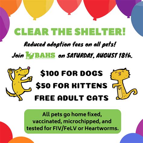 Clear The Shelter Day Belleville Area Humane Society