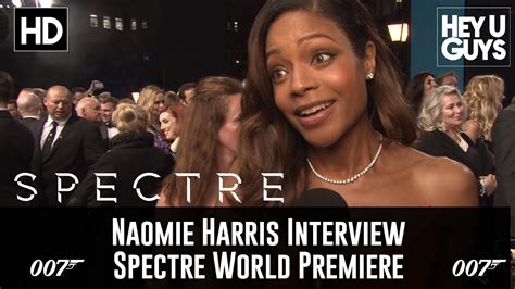 Naomie Harris Interview Spectre World Premiere Youtube