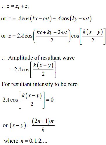 The following equations represent transverse waves: - Sarthaks eConnect ...