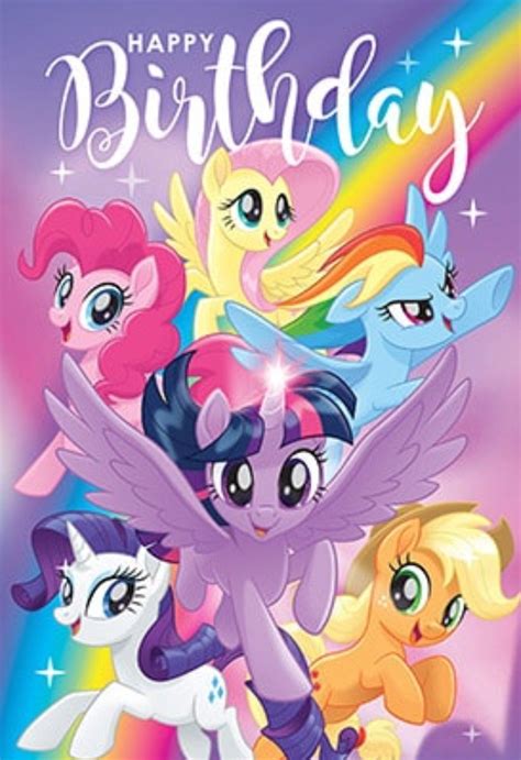 I Love Mlp Mlp Birthday My Little Pony Poster My Little Pony