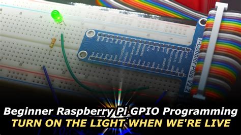 Beginner GPIO Project For Raspberry Pi With Simple Circuit YouTube